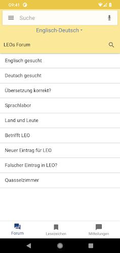 LEO dictionary Screenshot5