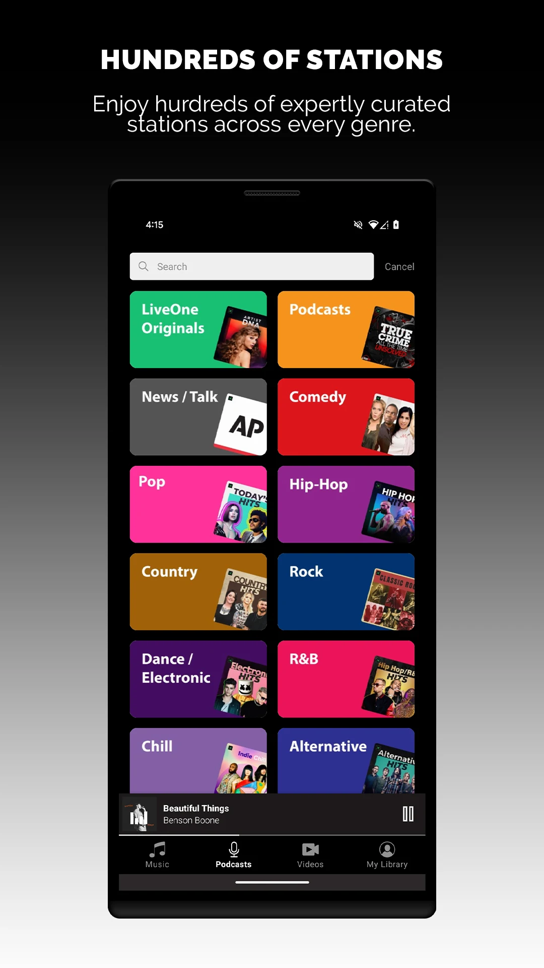 LiveOne Screenshot7