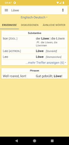 LEO dictionary Screenshot3