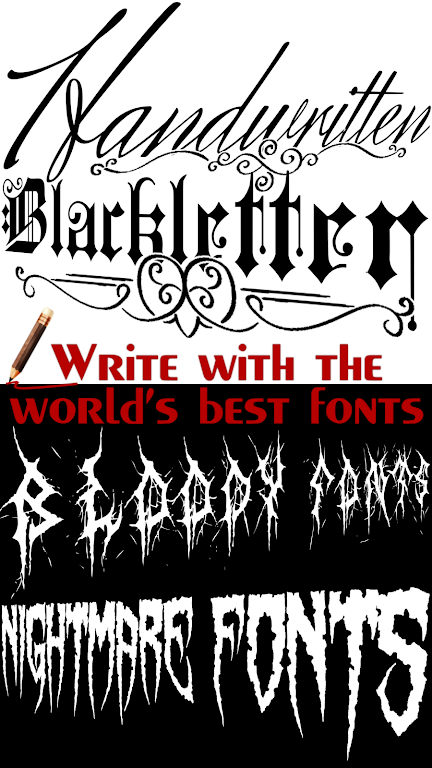 Tattoo Font Designer Screenshot1