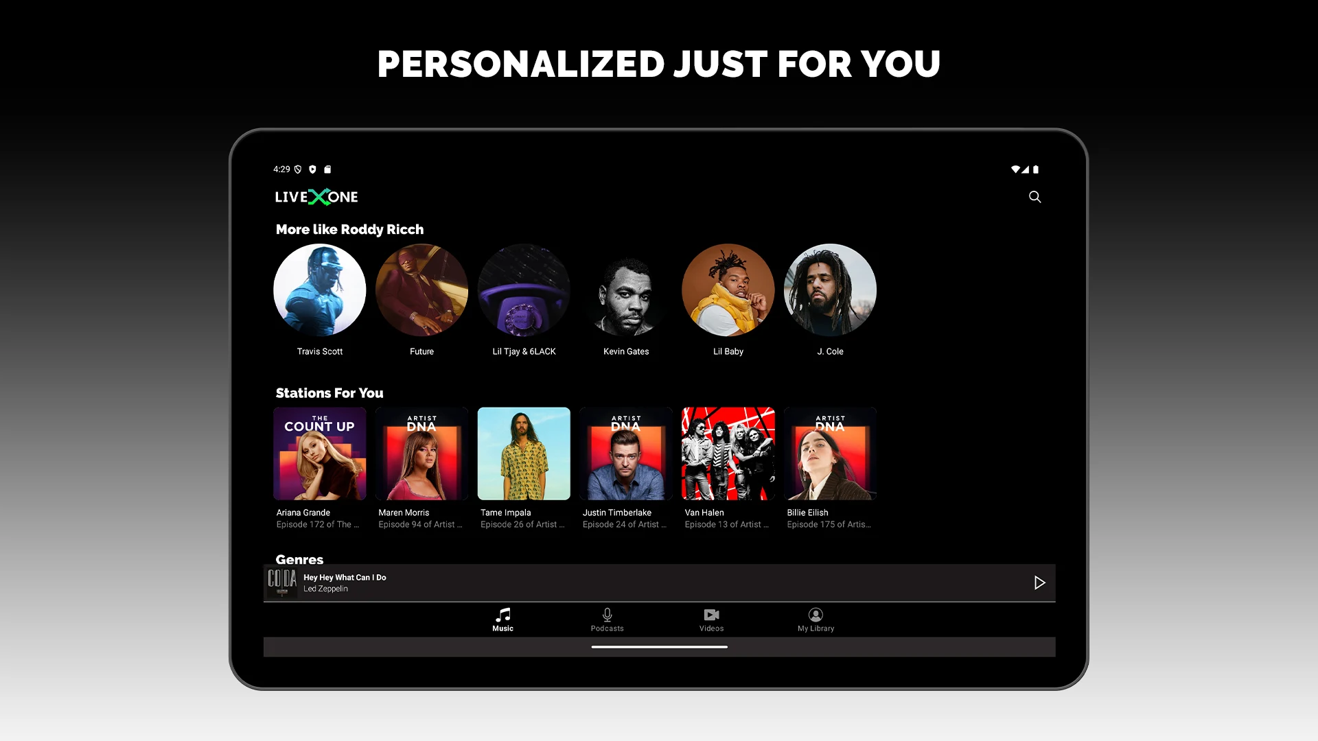 LiveOne Screenshot12