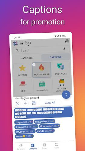 in Tags - AI Hashtag generator Screenshot17