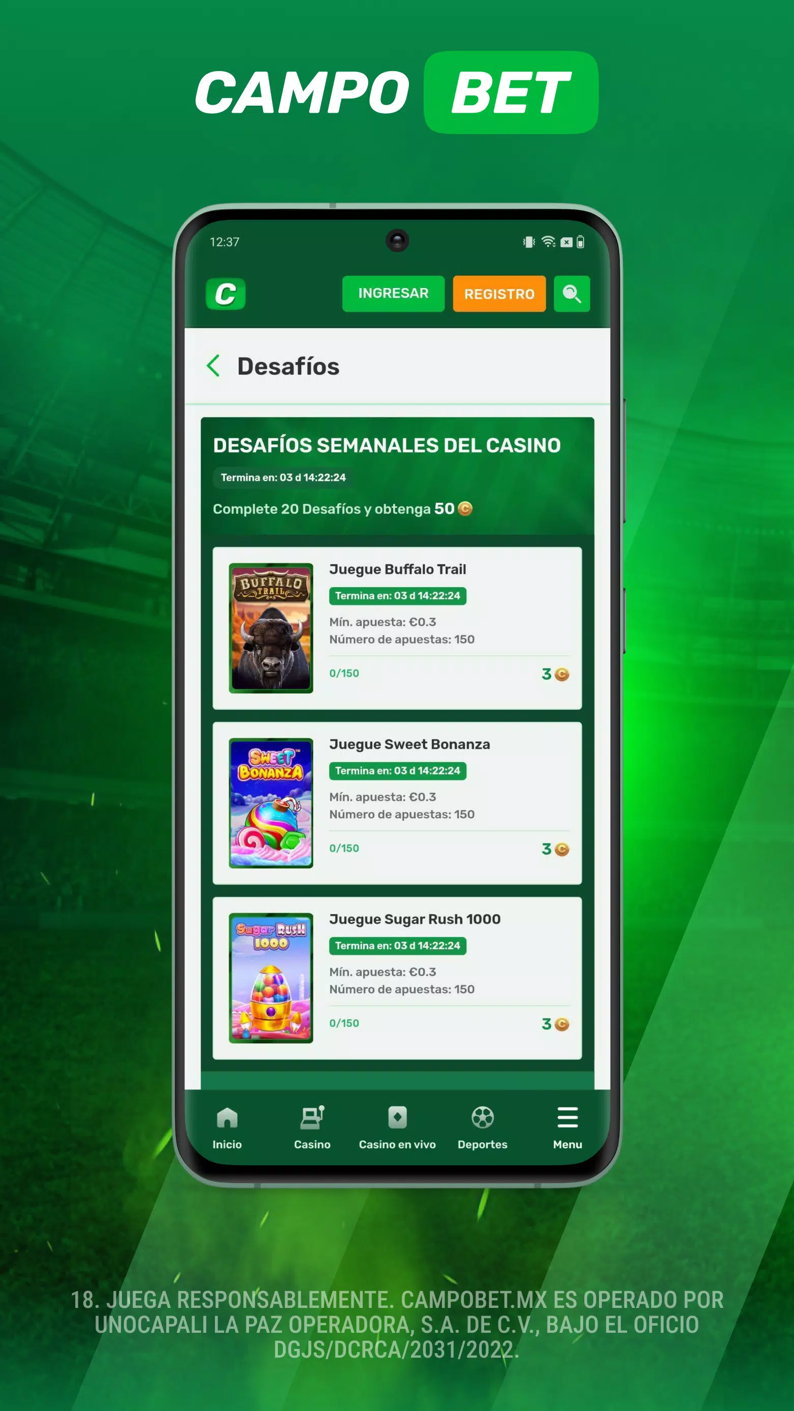 Campobet - Casino y Apuestas Screenshot6