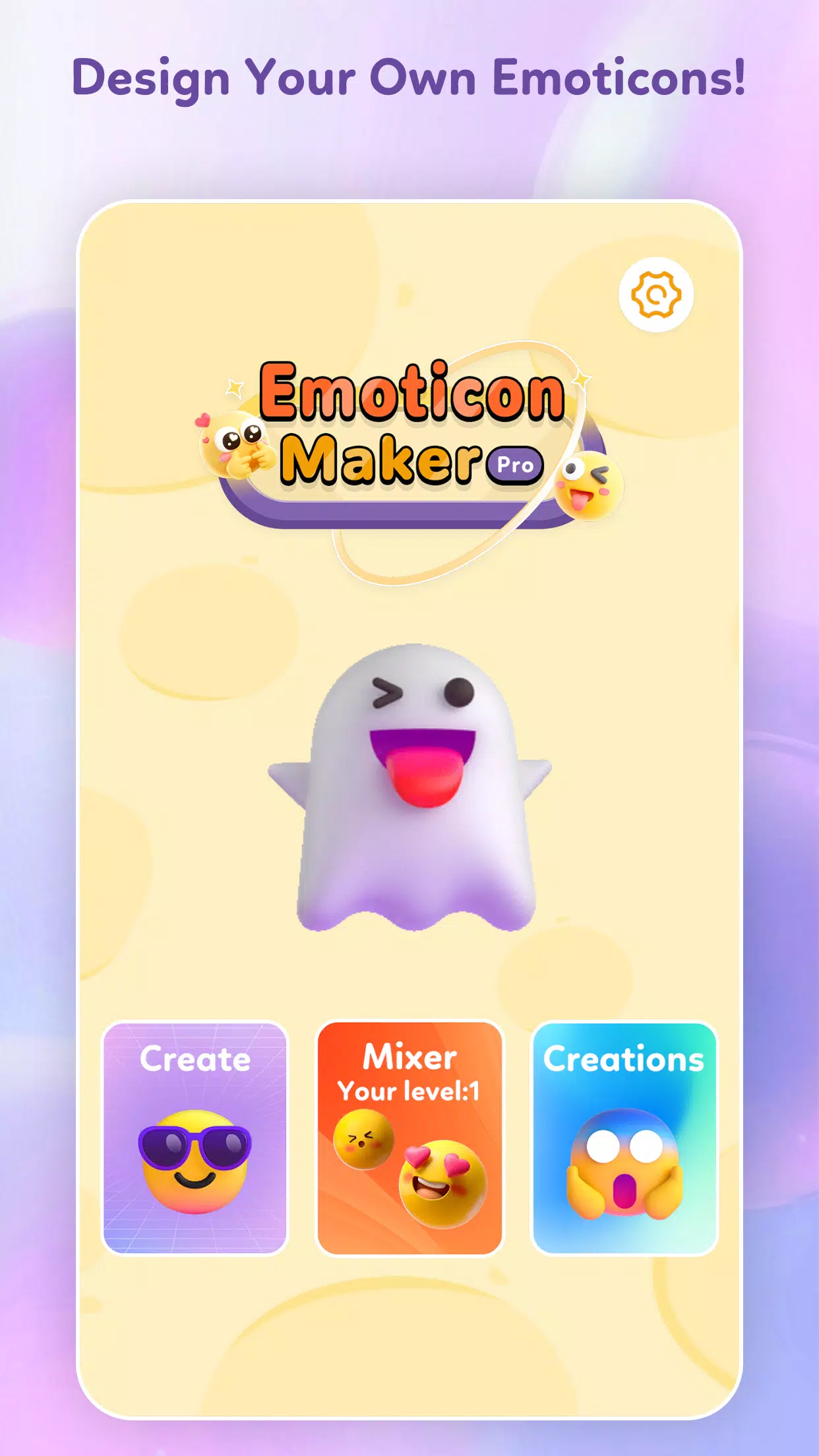 Emoticon Maker Launcher Screenshot1