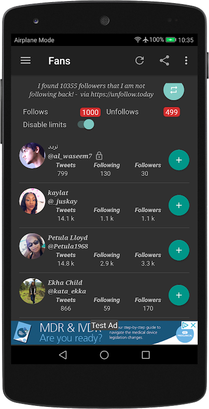 Unfollow Today Screenshot3