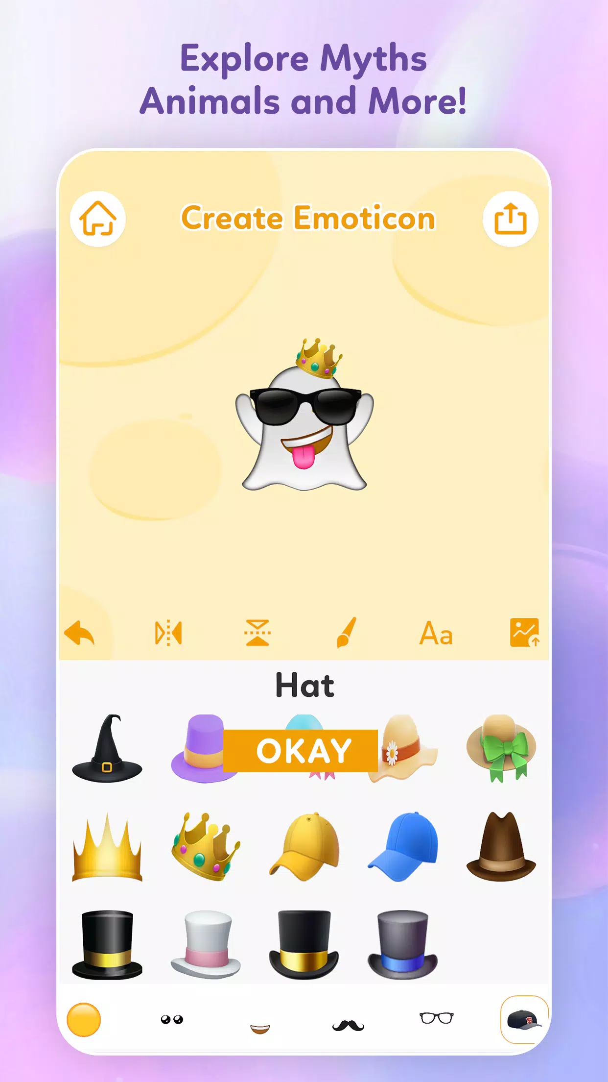 Emoticon Maker Launcher Screenshot3