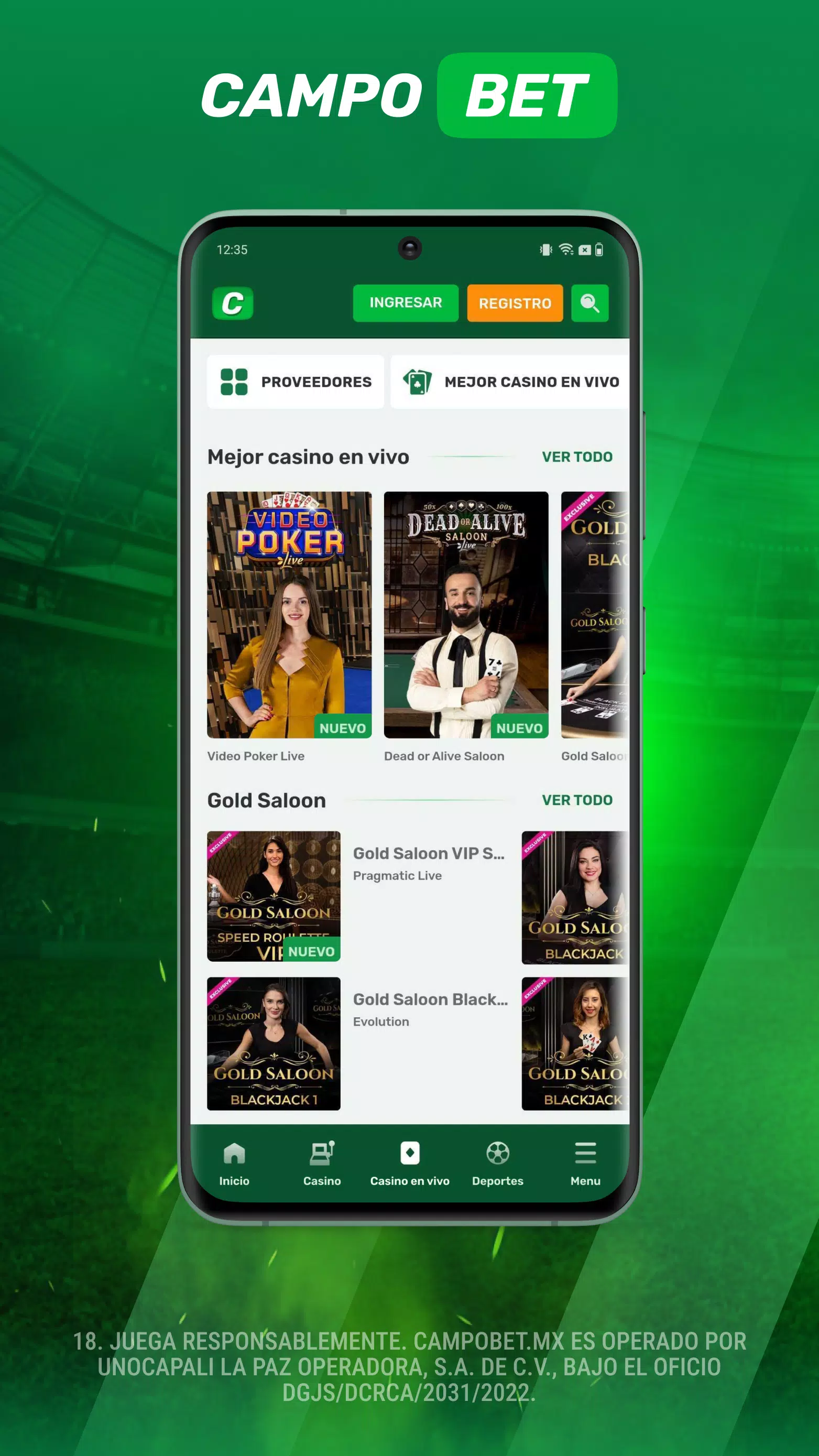 Campobet - Casino y Apuestas Screenshot4