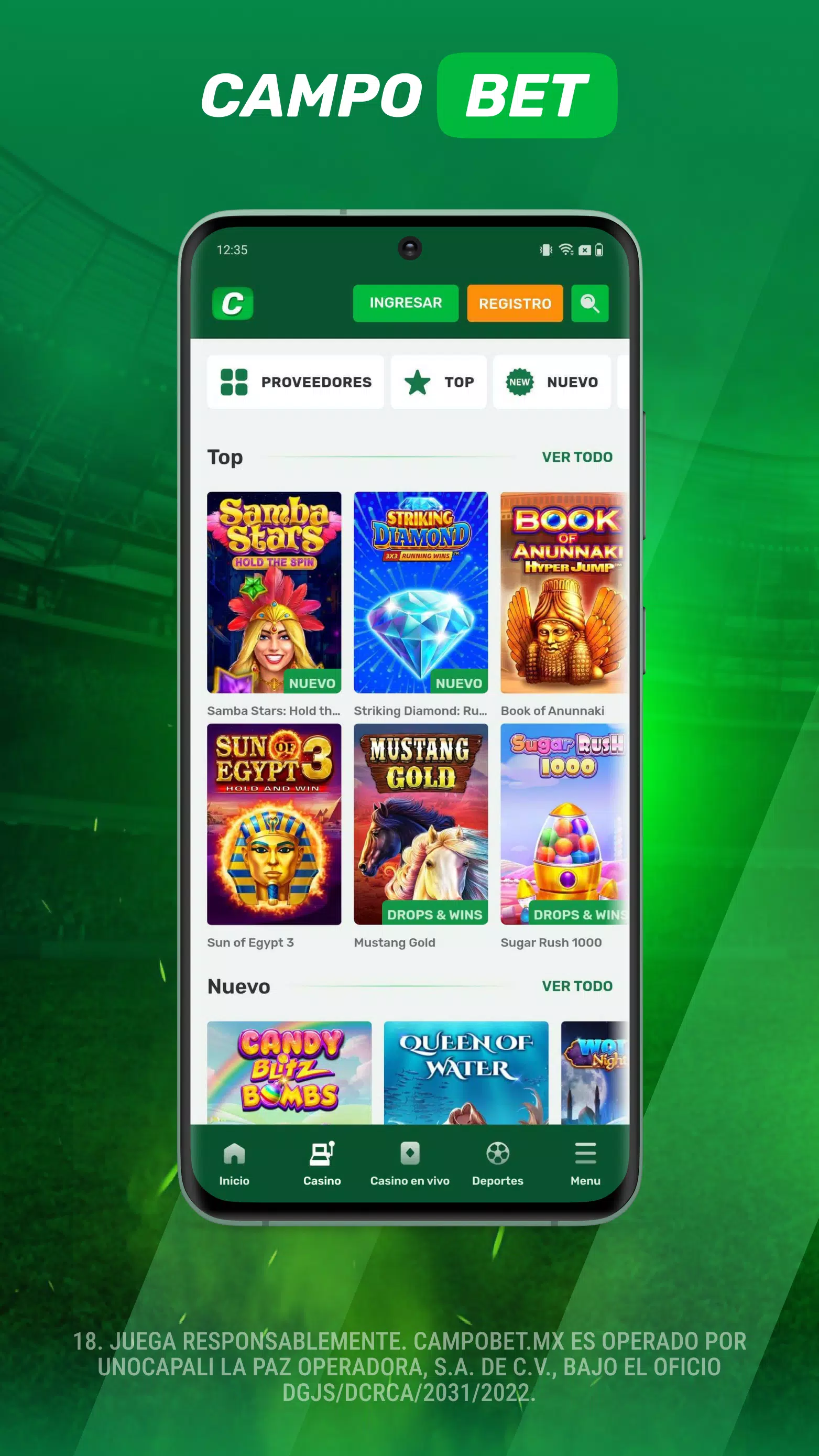 Campobet - Casino y Apuestas Screenshot2