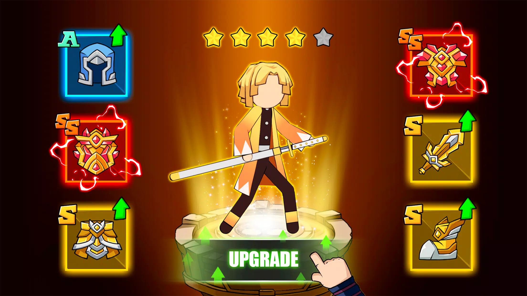 Stick Demon Fight: Idle RPG Screenshot4