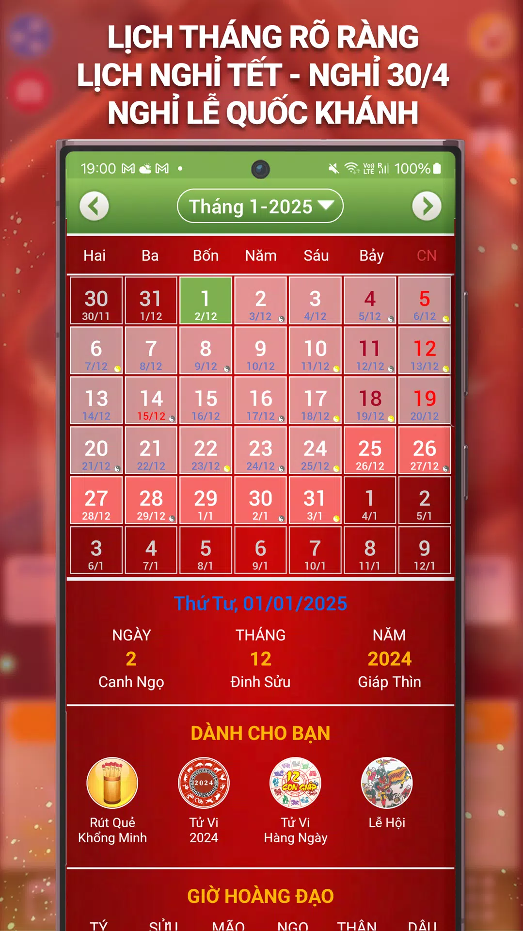 Lịch Vạn Niên Screenshot2