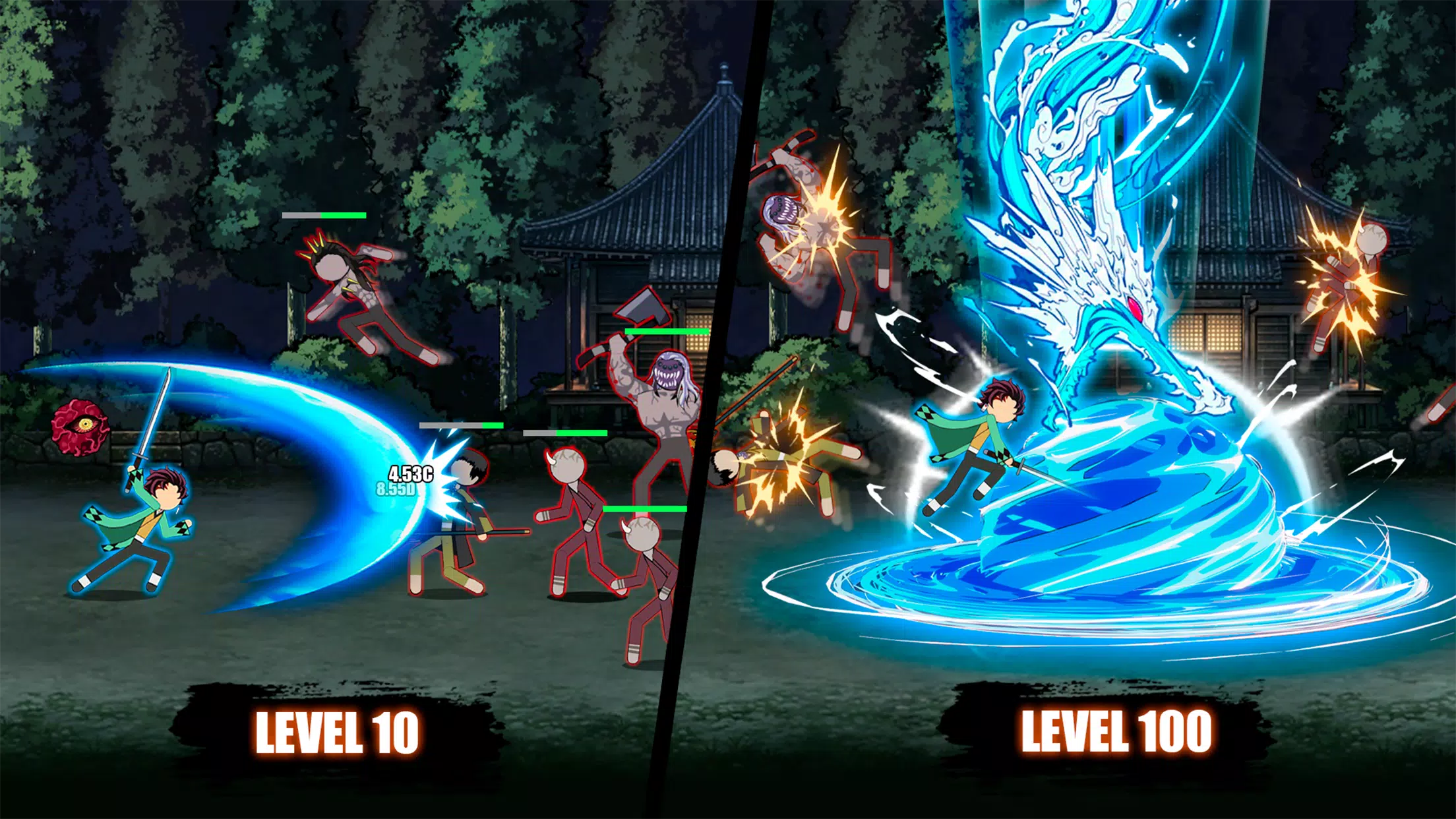 Stick Demon Fight: Idle RPG Screenshot1