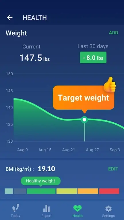 Pedometer Screenshot5