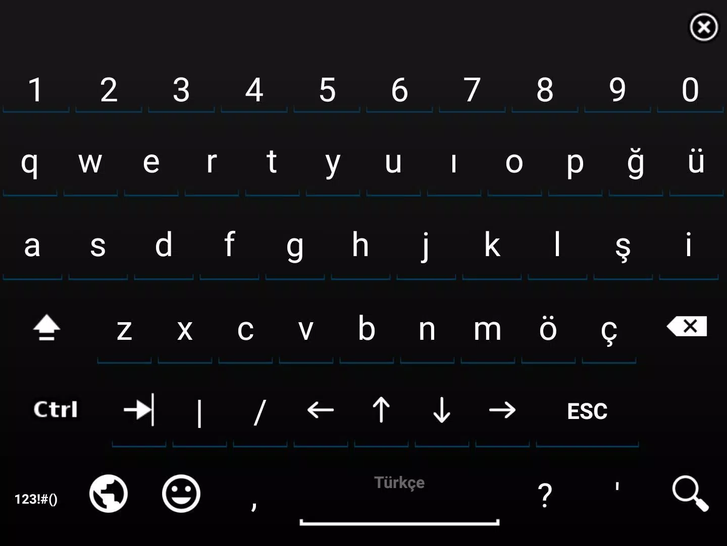 Turkish for AnySoftKeyboard Screenshot2
