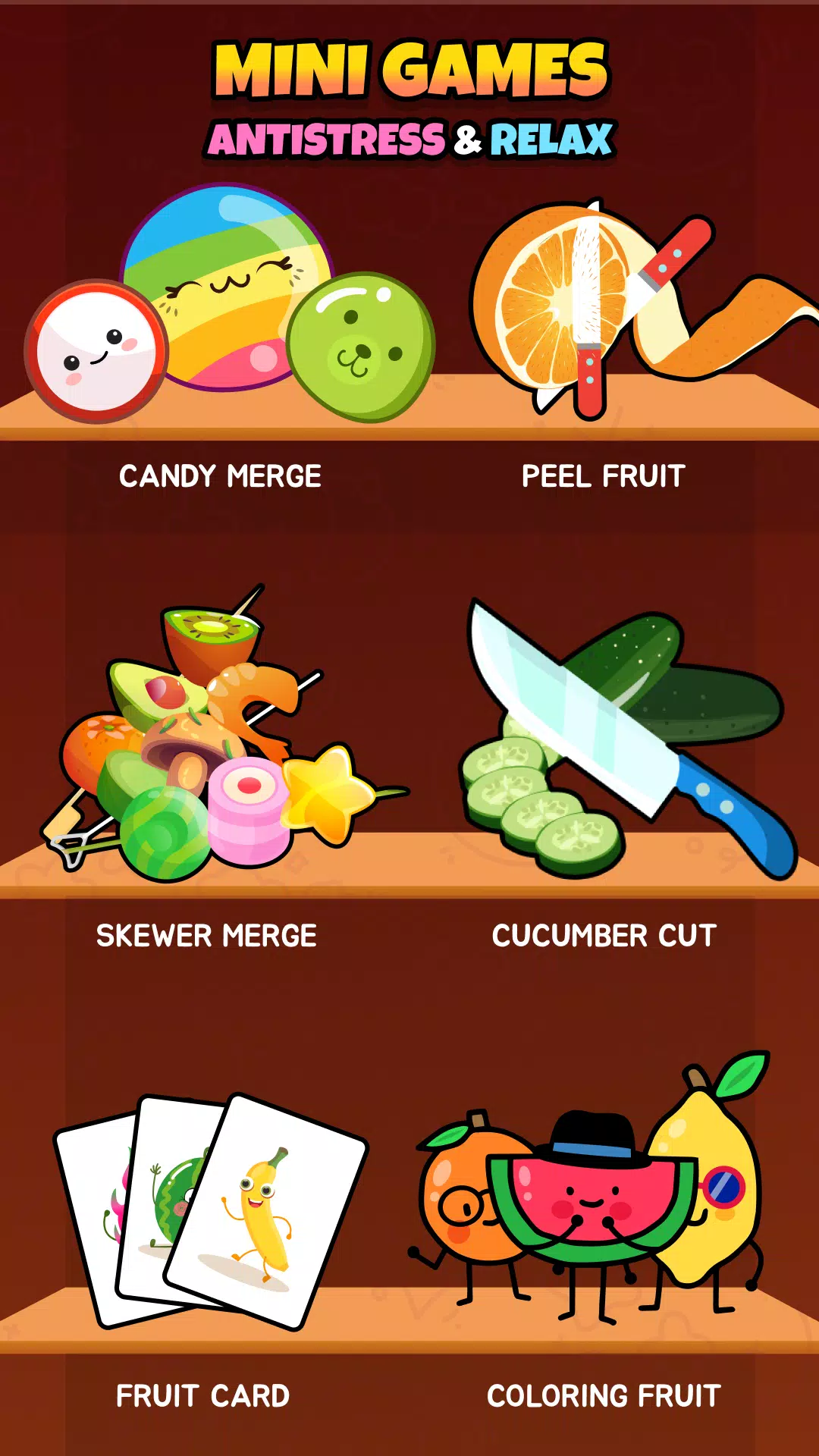 Mini games: Antistress & Relax Screenshot1