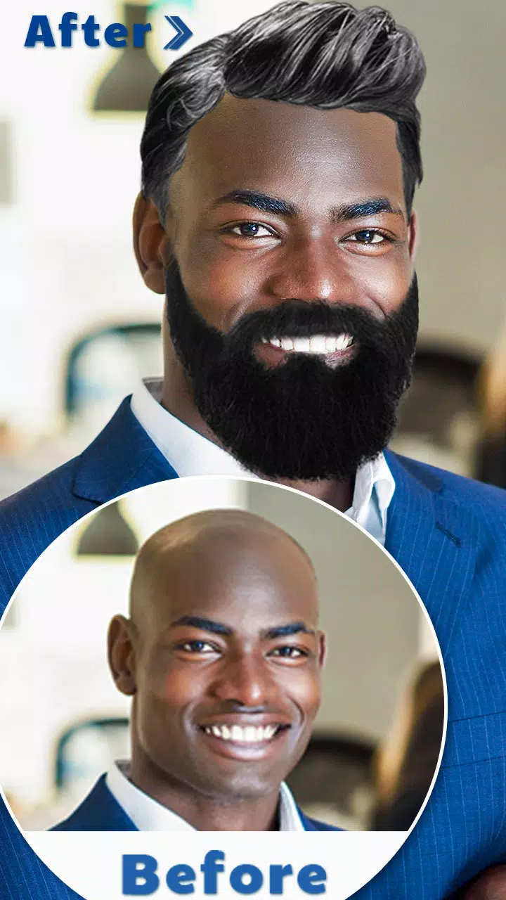 Men Hairstyle and Beard Studio Screenshot7