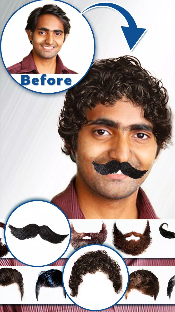 Men Hairstyle and Beard Studio Screenshot4