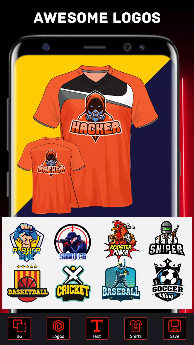 Jersey Maker Esport Gamer Screenshot4
