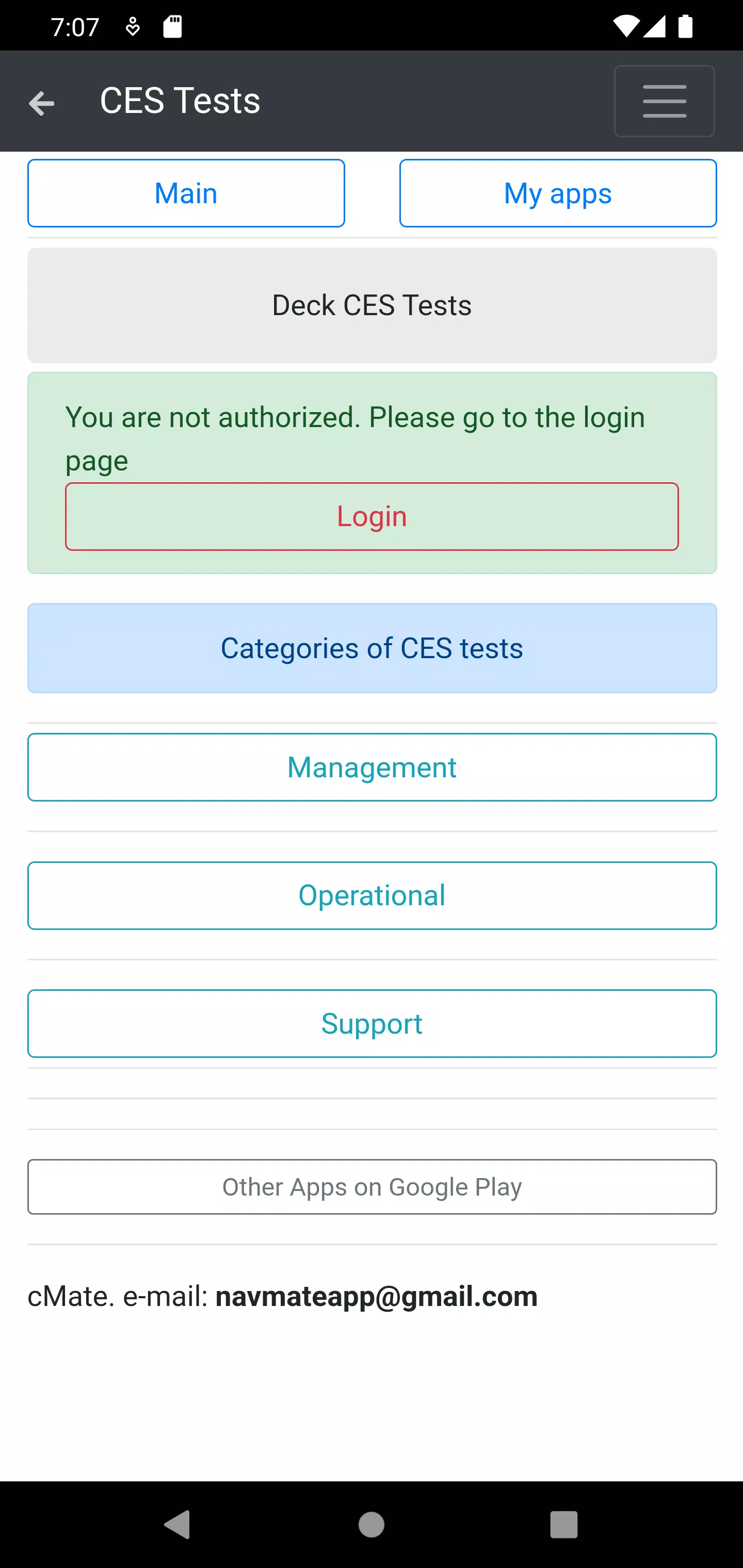 CES Apps. Tests - All in one Screenshot2