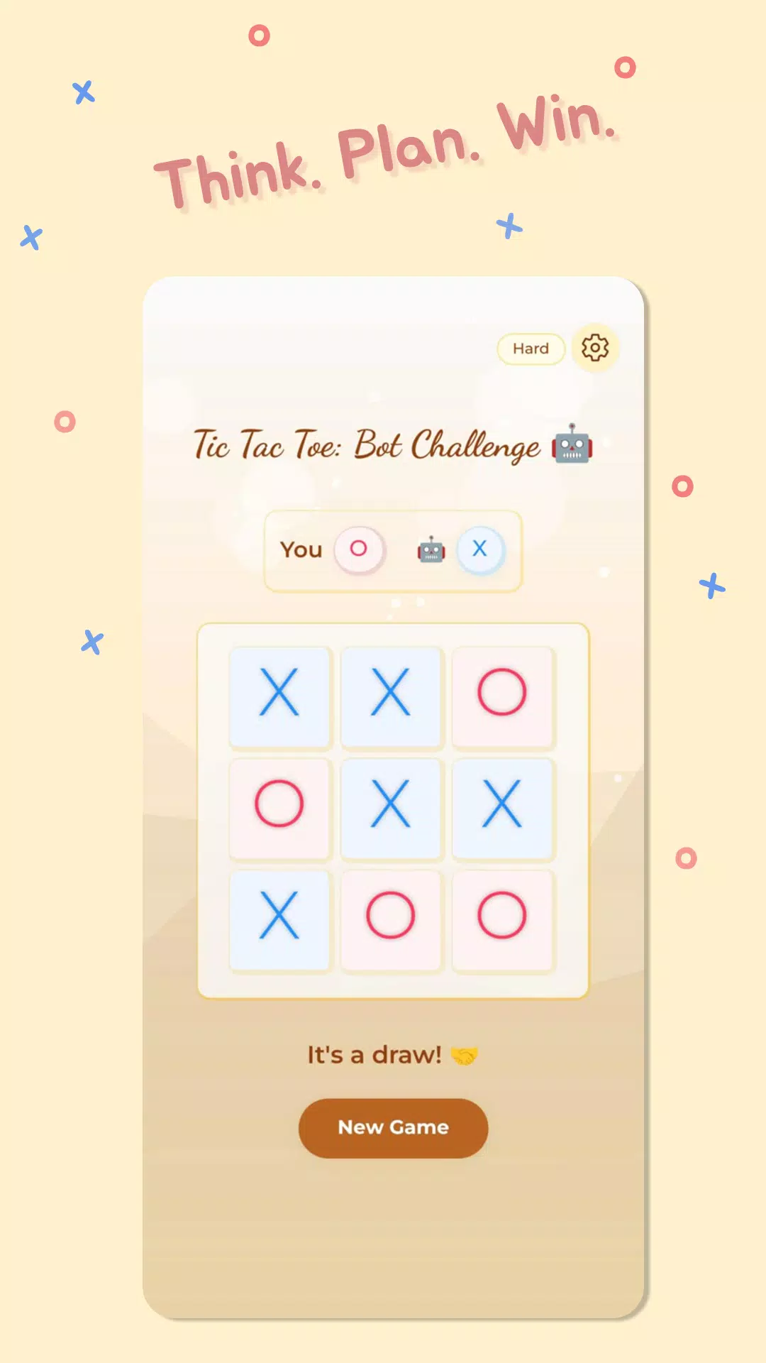 Tic Tac Toe: Bot Challenge Screenshot3