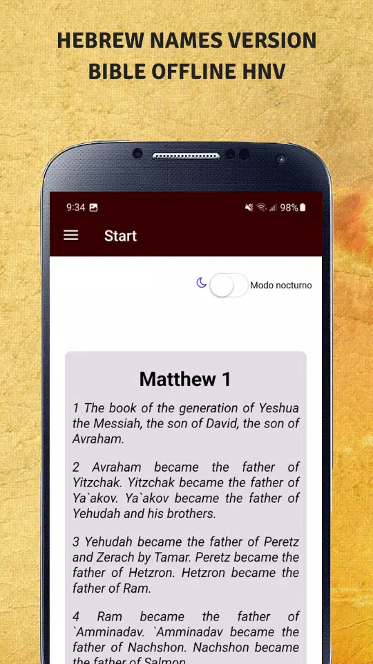Hebrew Names Version Bible HNV Screenshot7