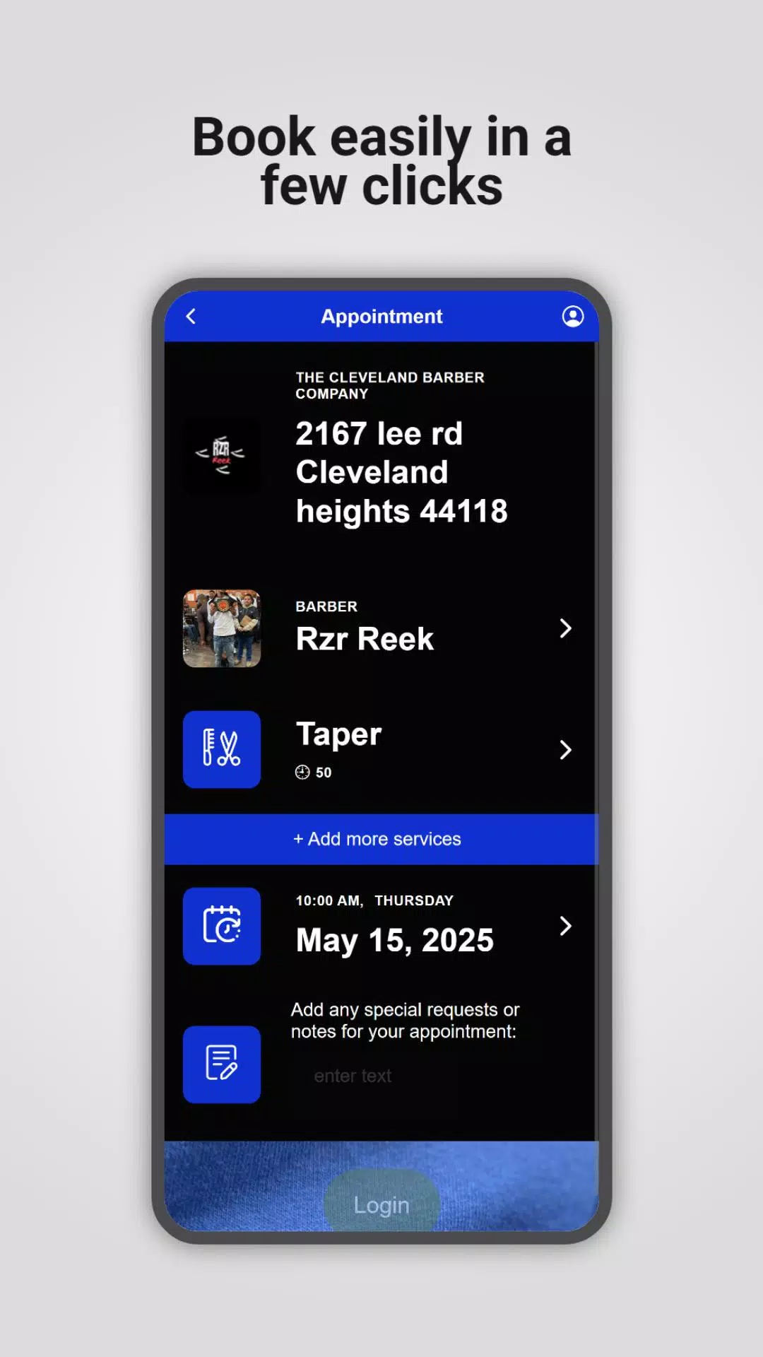 Rzr Reek booking Screenshot3