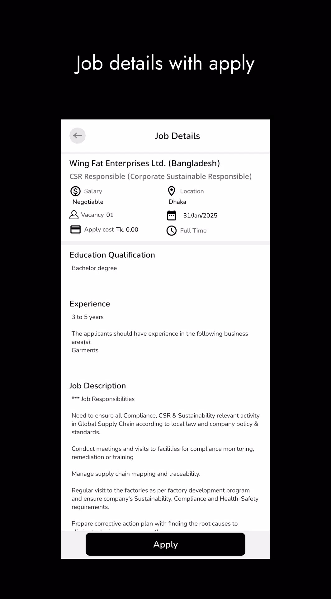Job Apply Screenshot4