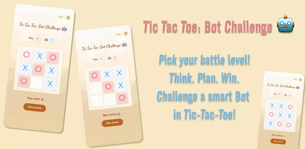 Tic Tac Toe: Bot Challenge Screenshot5