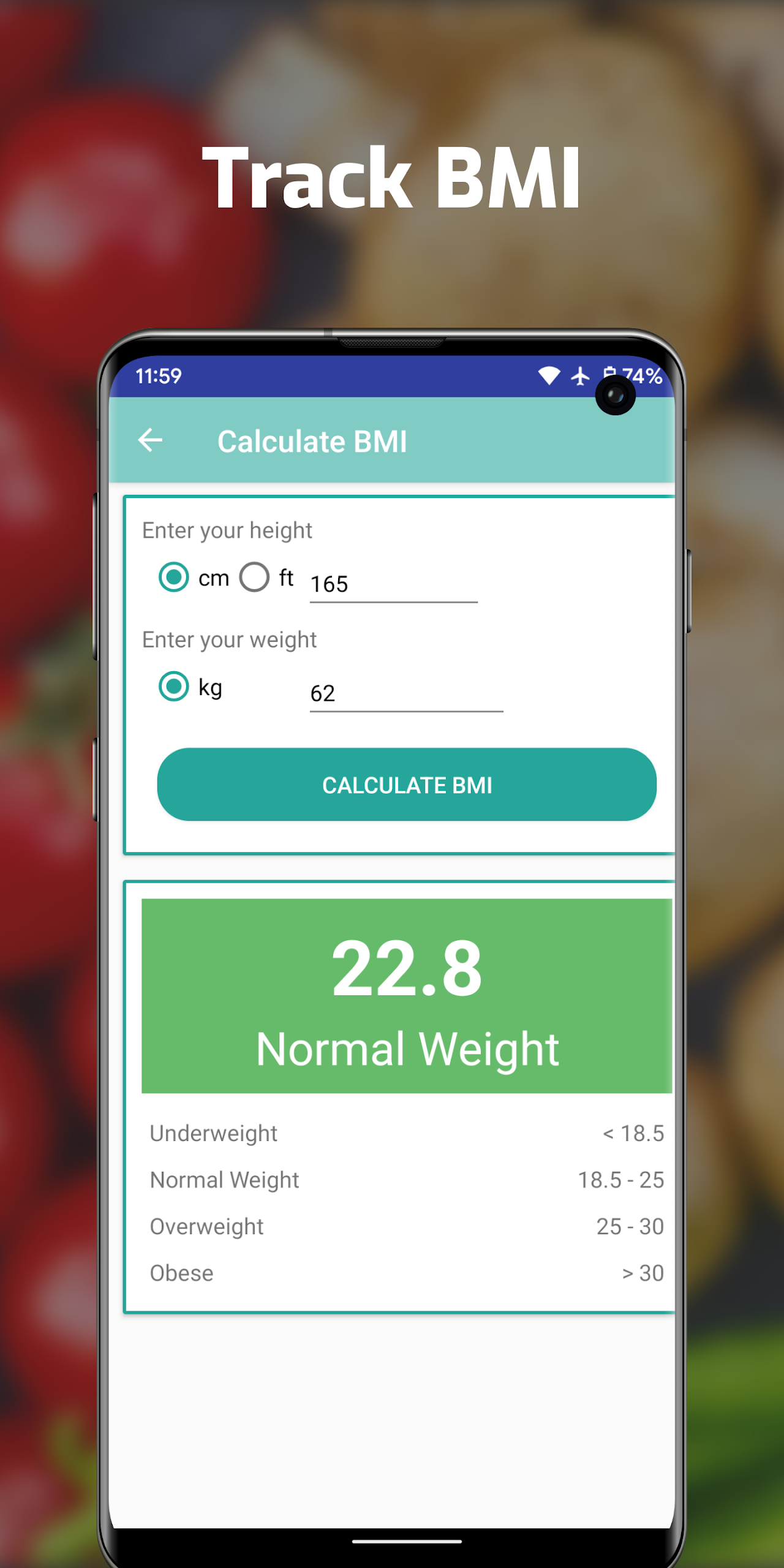 Indian GM Weight Loss Diet BMI Screenshot5