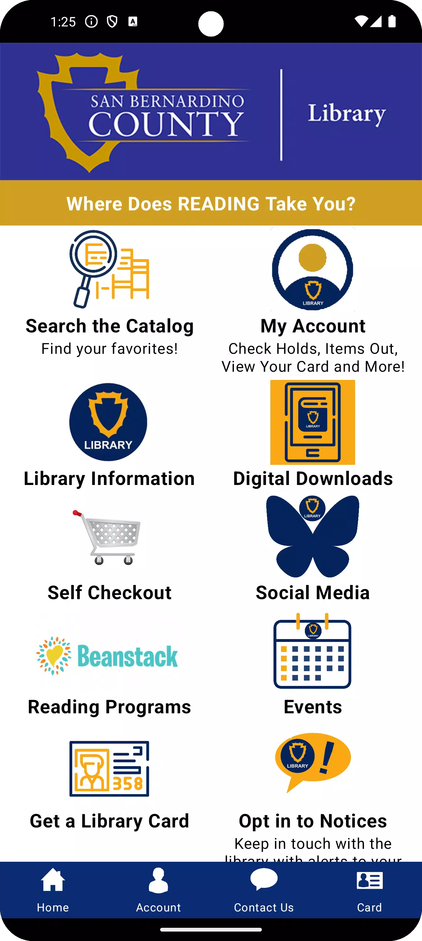 San Bernardino County Library Screenshot1