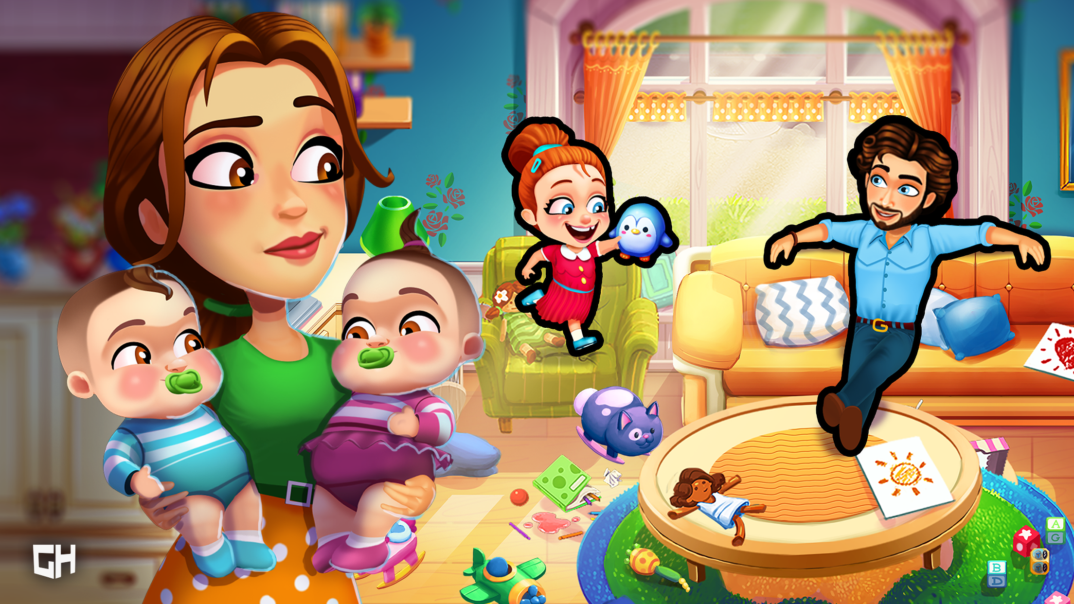 Delicious - Moms vs Dads Screenshot1