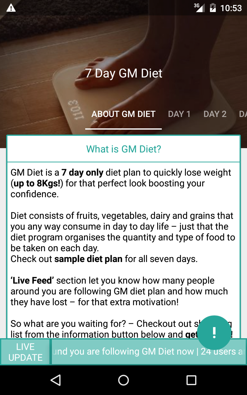 Indian GM Weight Loss Diet BMI Screenshot7