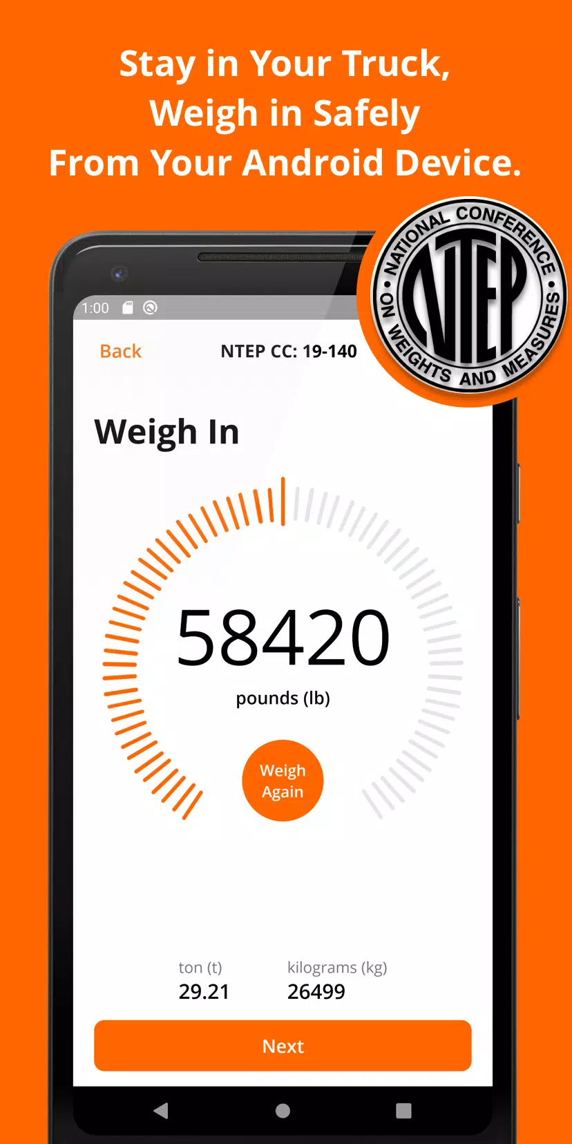 MyTruckScales Screenshot1