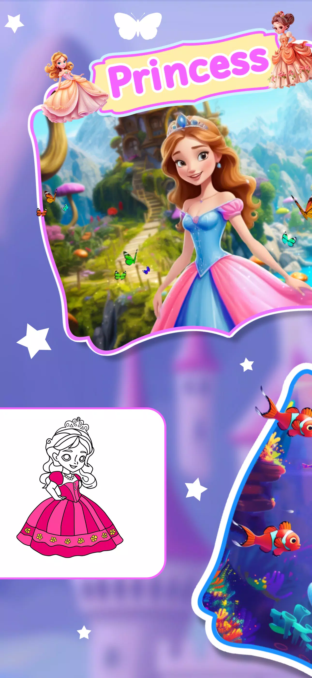 Princess Coloring Book Game Screenshot1
