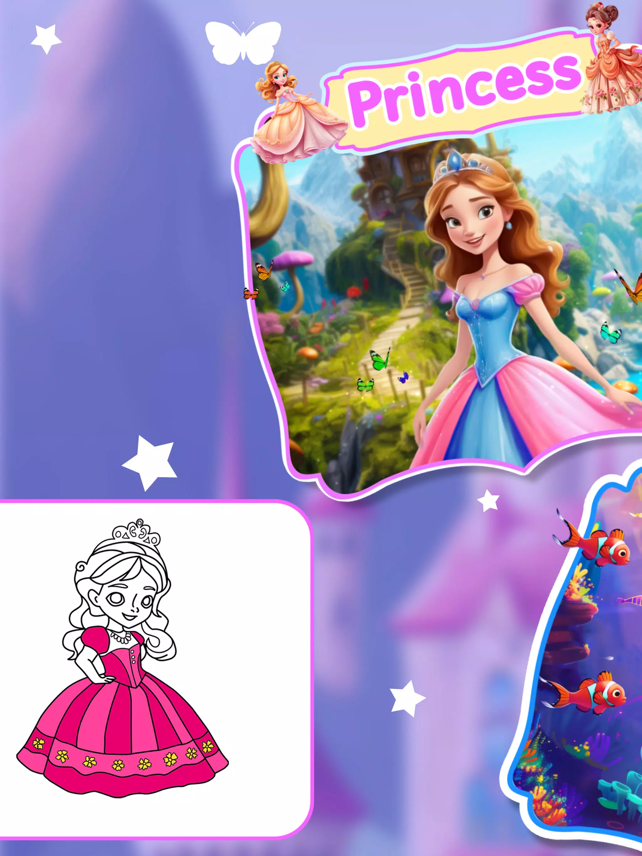 Princess Coloring Book Game Screenshot7