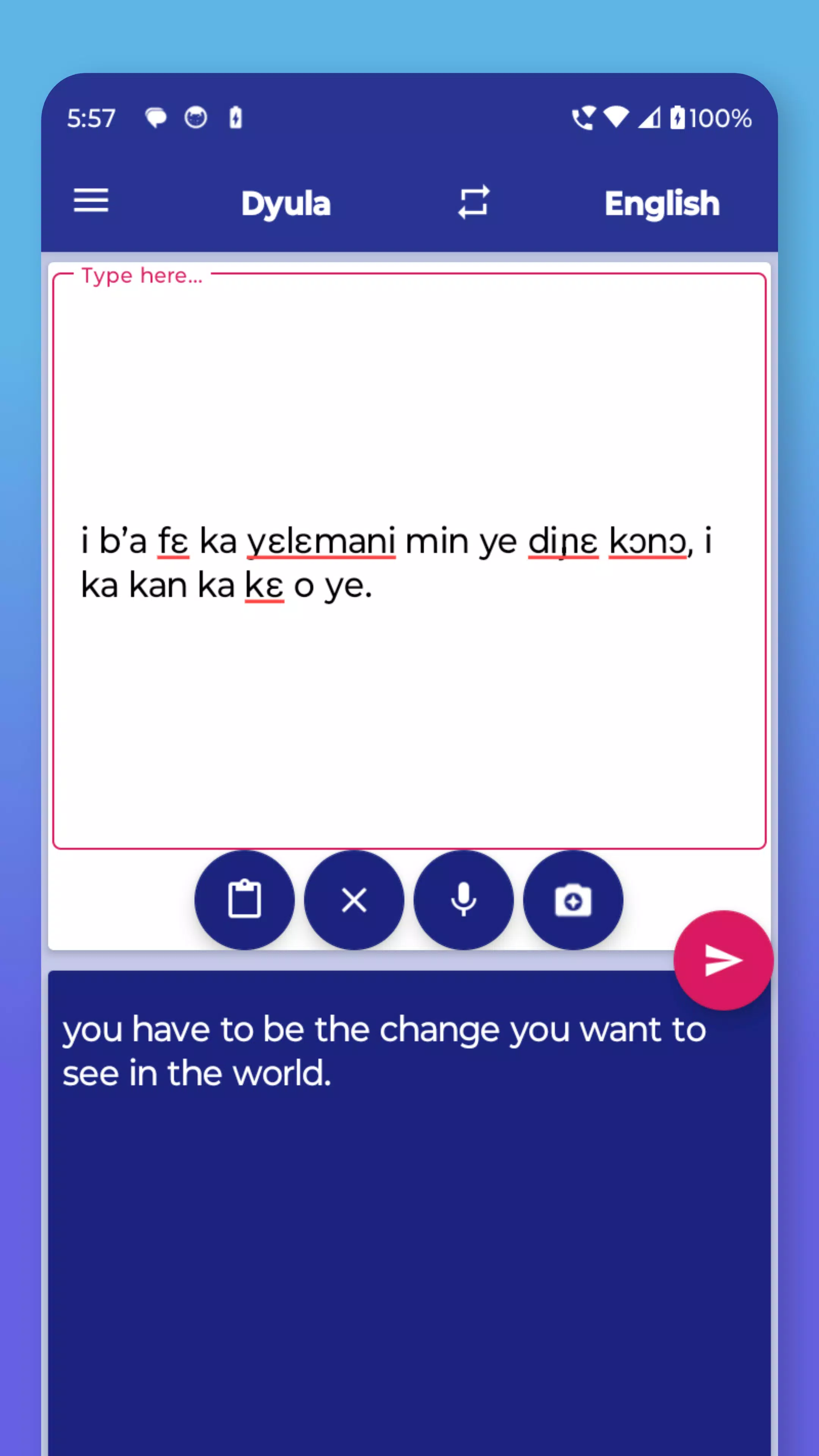 Dyula English Translator Screenshot6