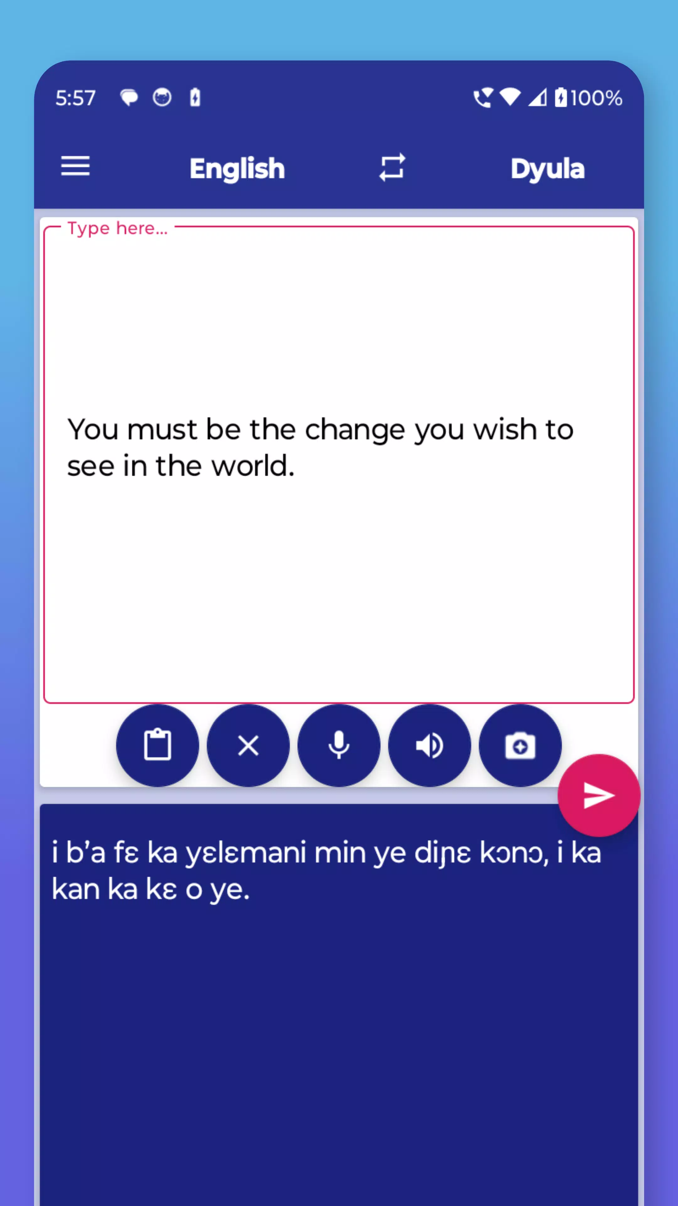Dyula English Translator Screenshot5