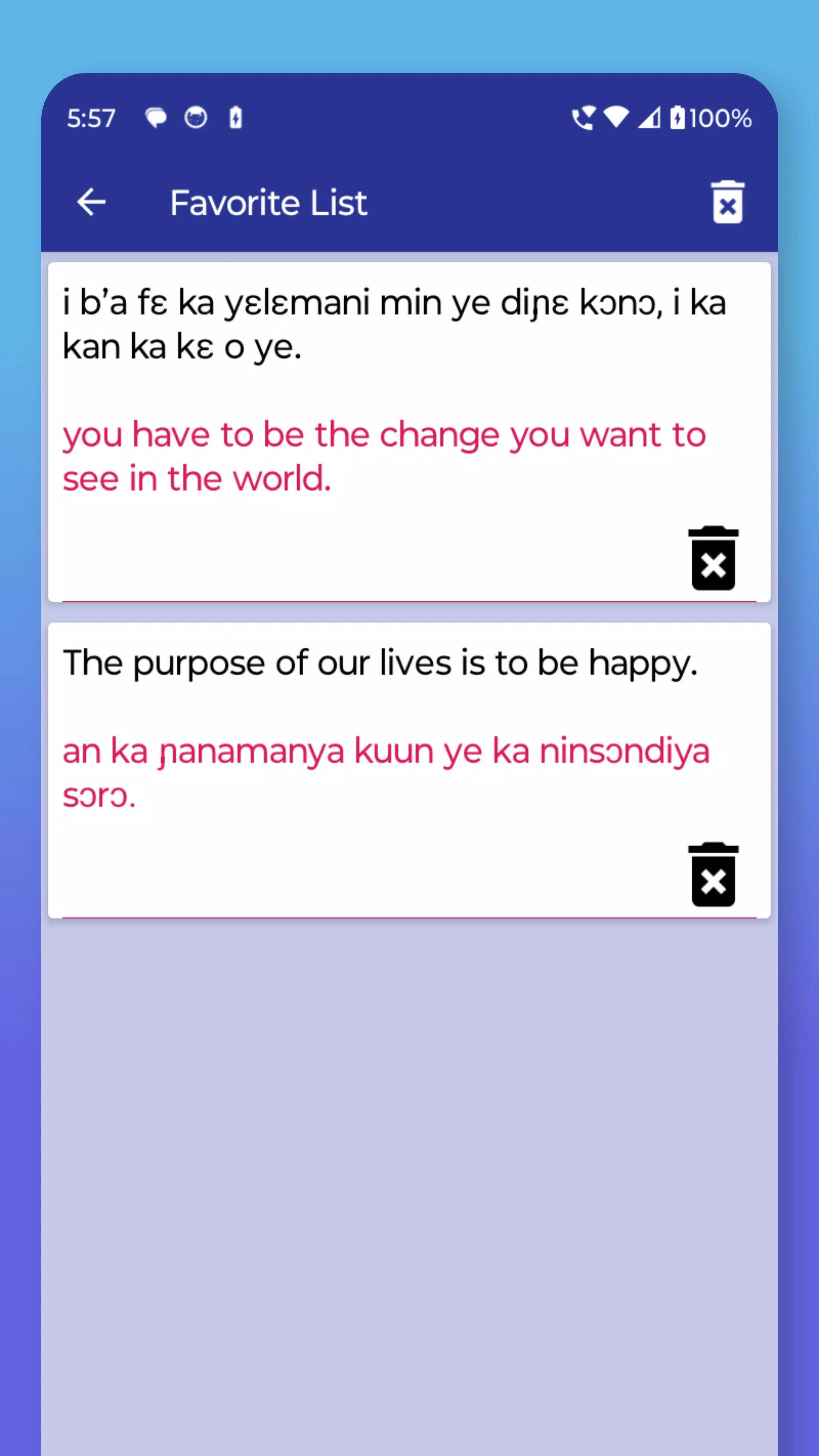 Dyula English Translator Screenshot8