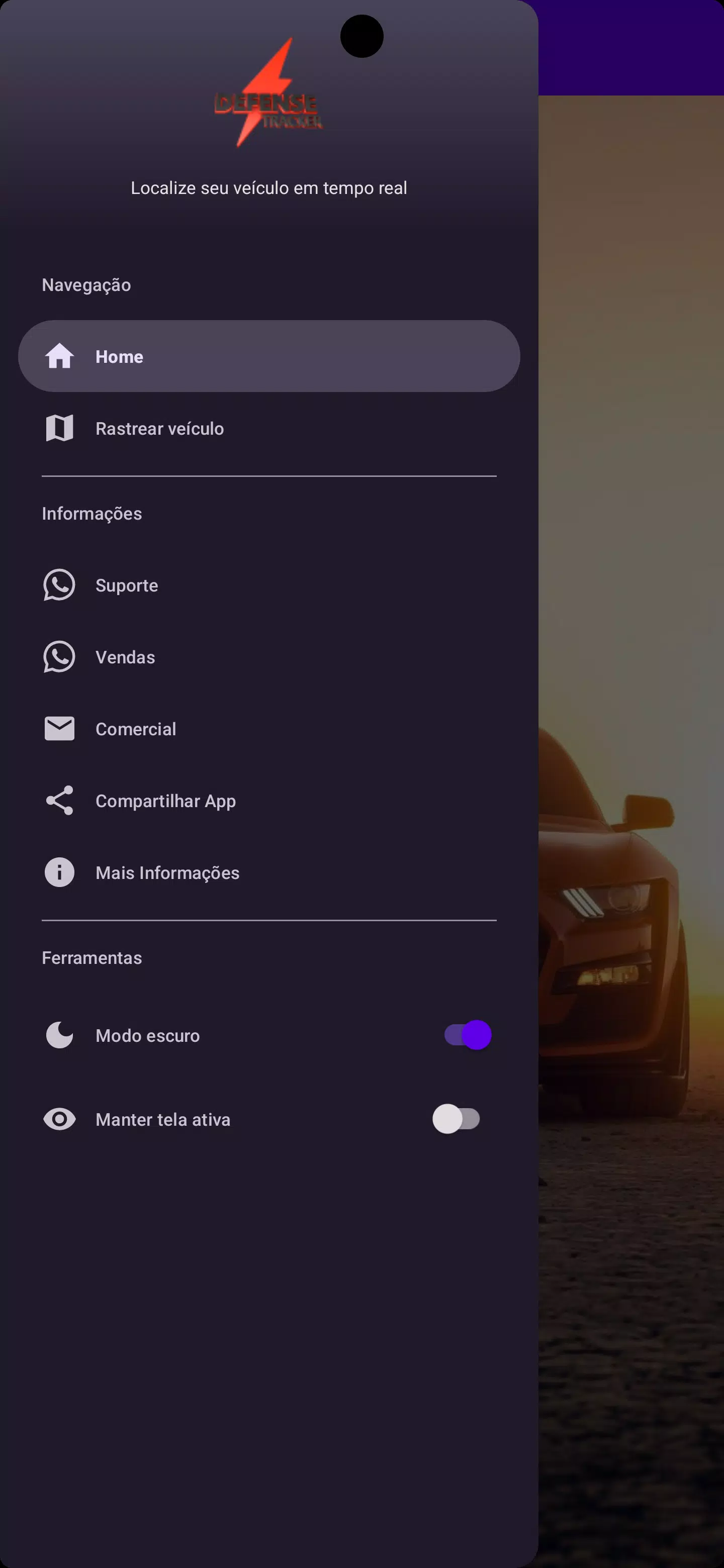 Defenser Tracker Screenshot4