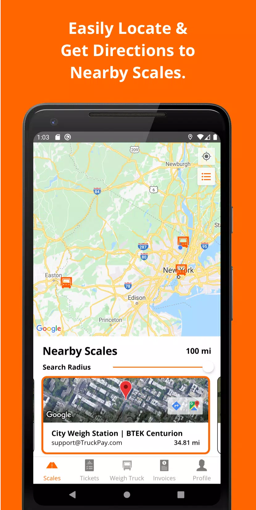 MyTruckScales Screenshot2