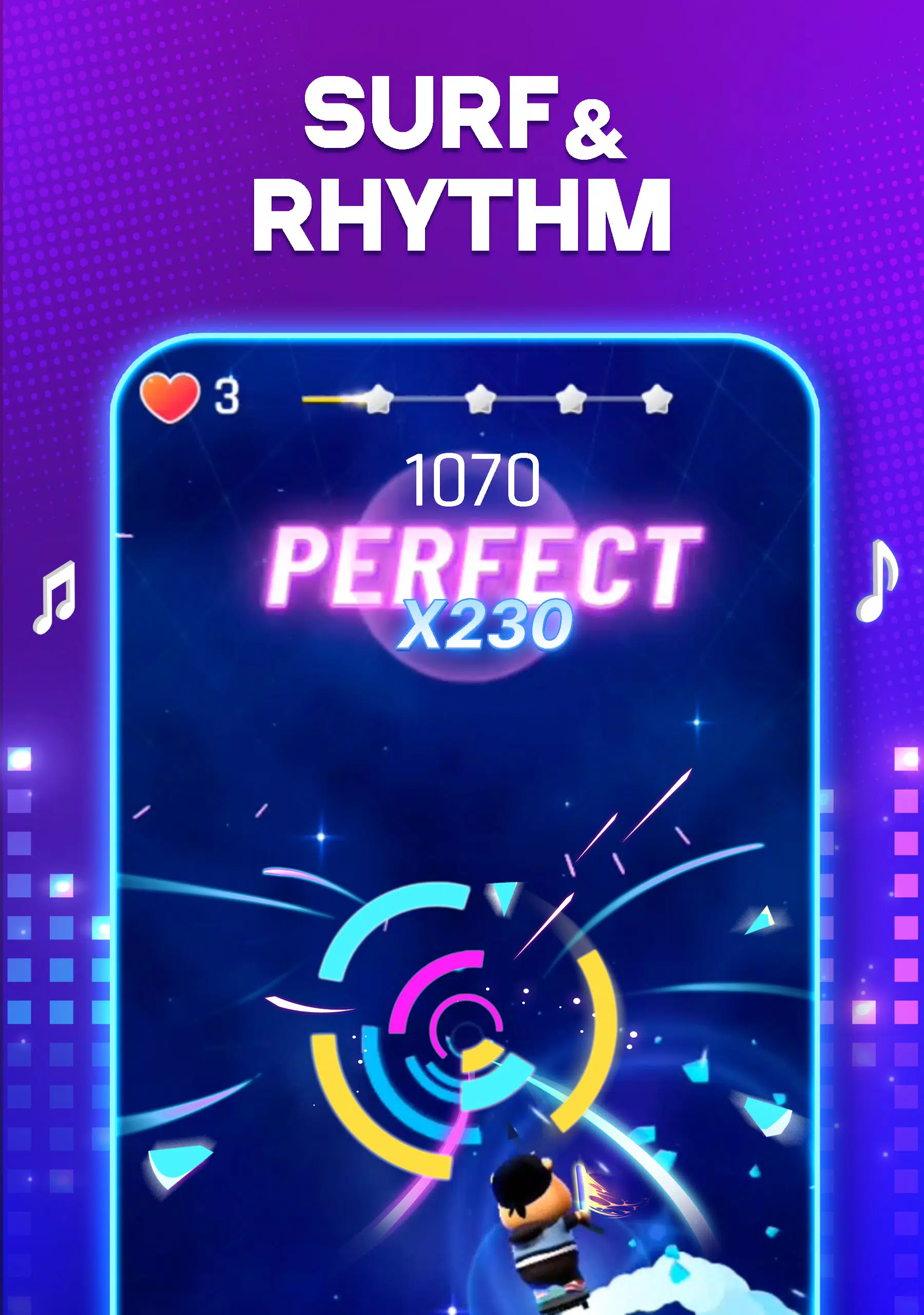 Capy Saber Surf: 3D Dance Rush Screenshot3