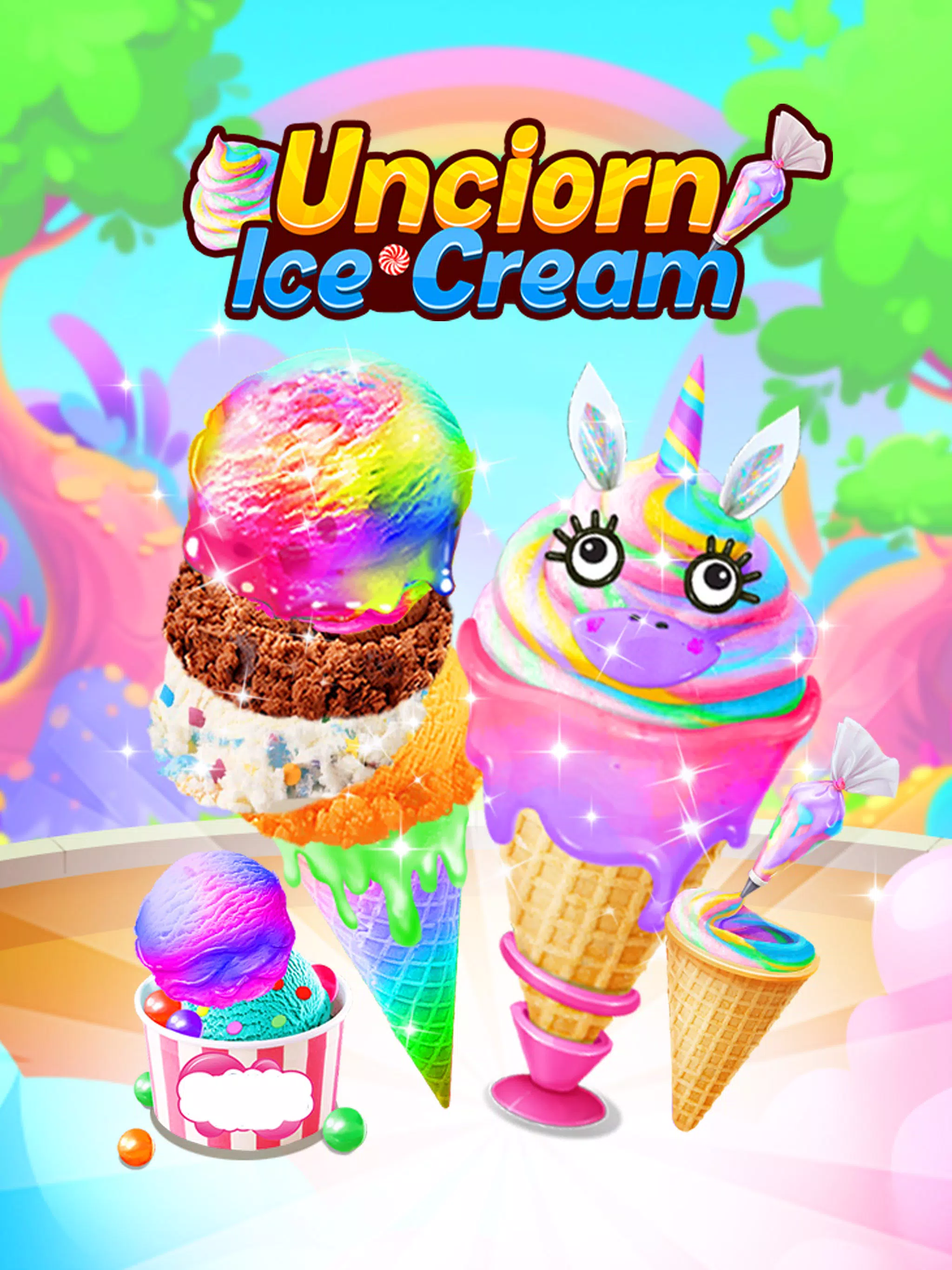 Unicorn Ice Cream Desserts Screenshot1