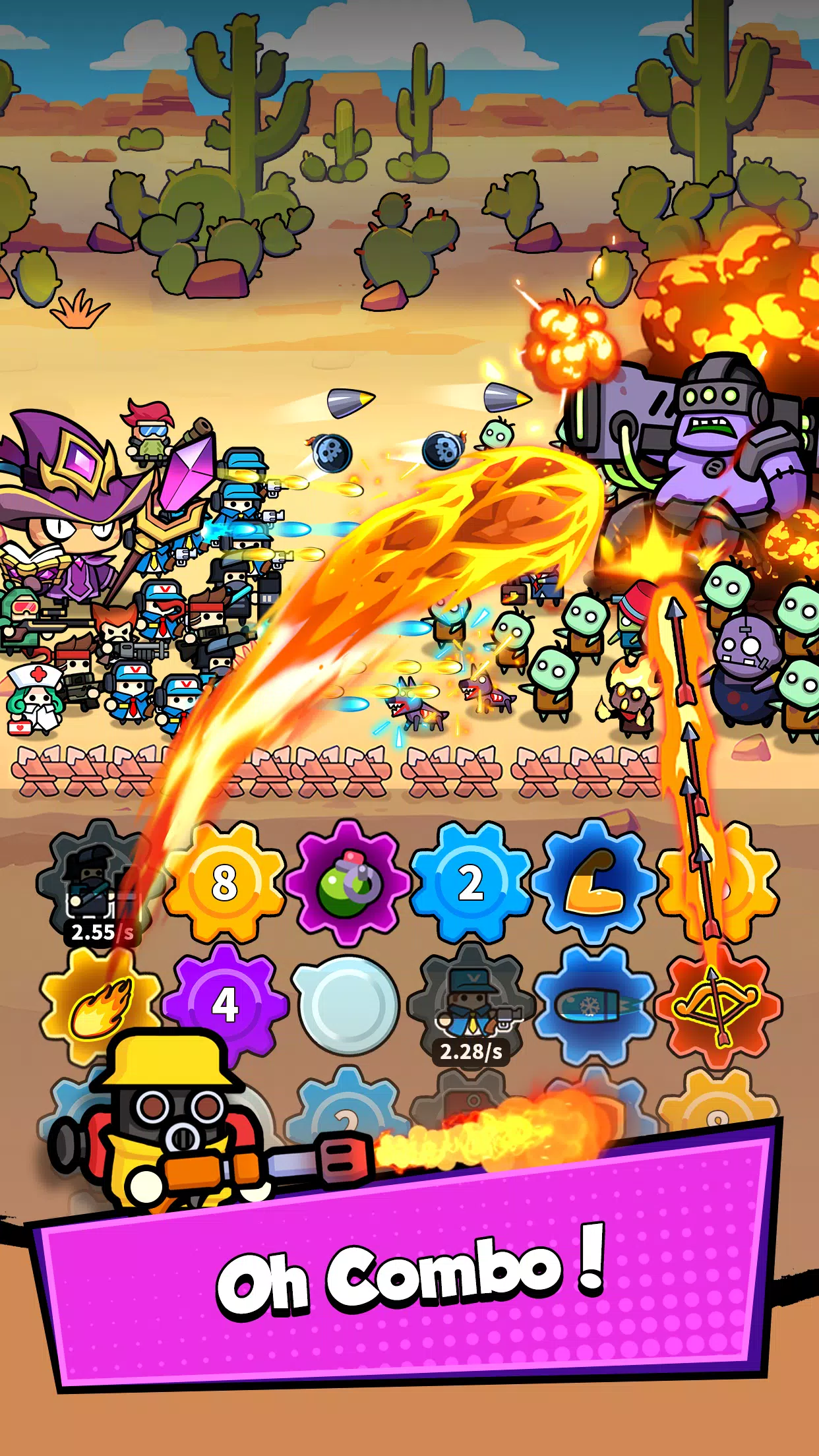 Zombie Defense: Gear Merge Screenshot8