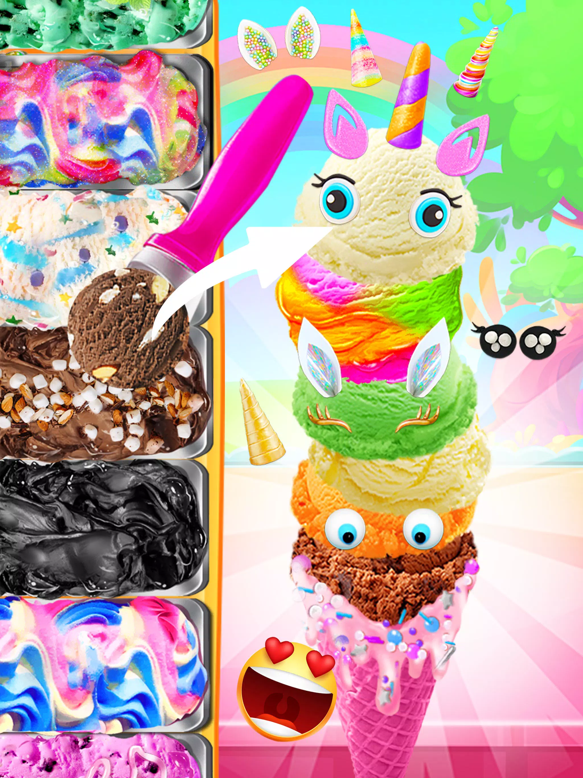 Unicorn Ice Cream Desserts Screenshot8