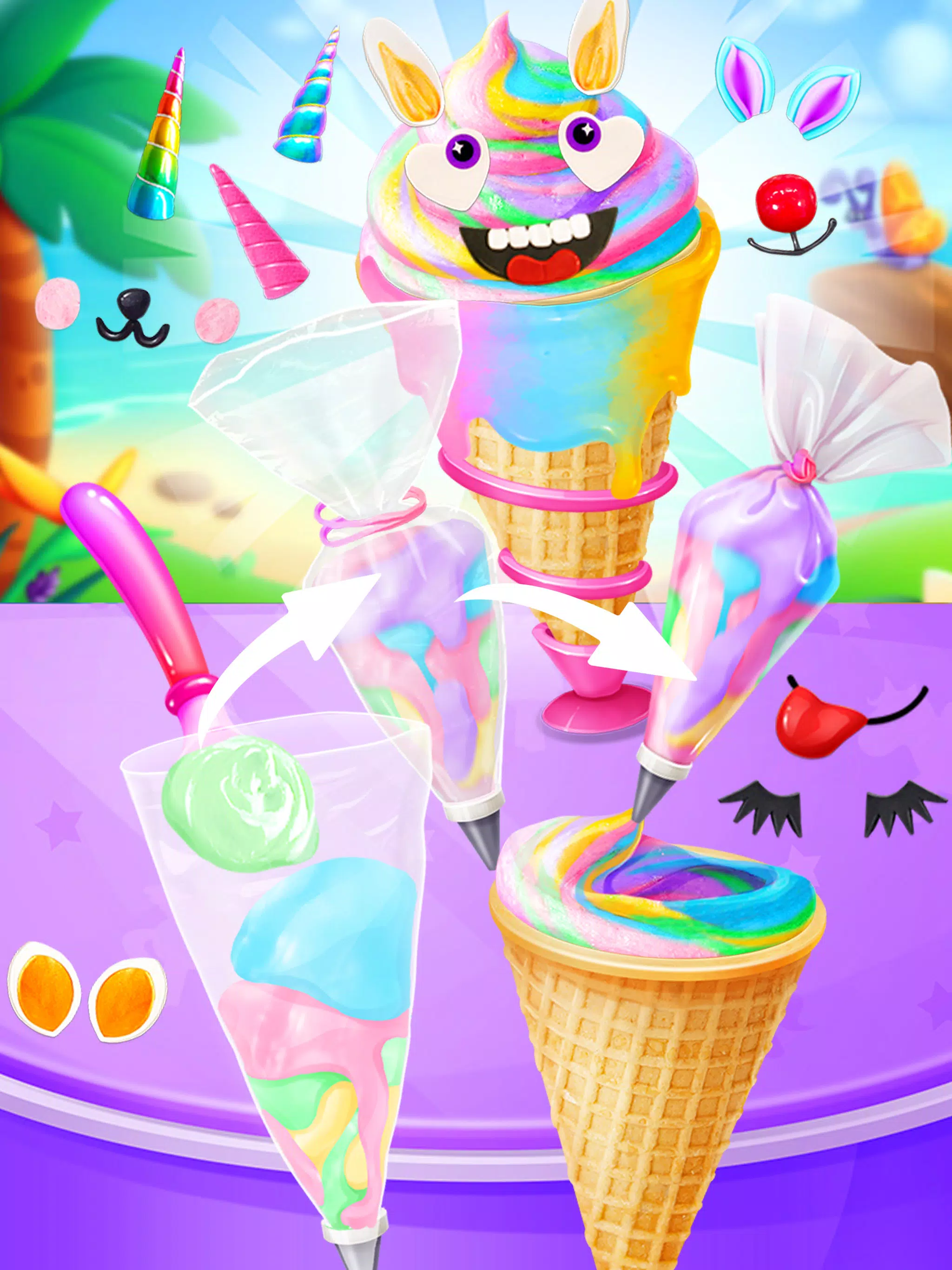 Unicorn Ice Cream Desserts Screenshot5