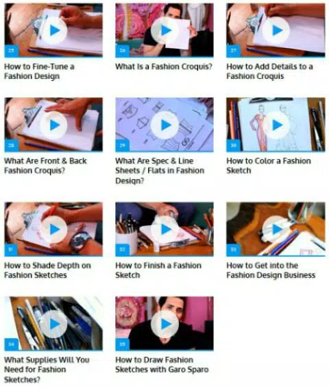 Fashion Design Sketches Guide Screenshot3