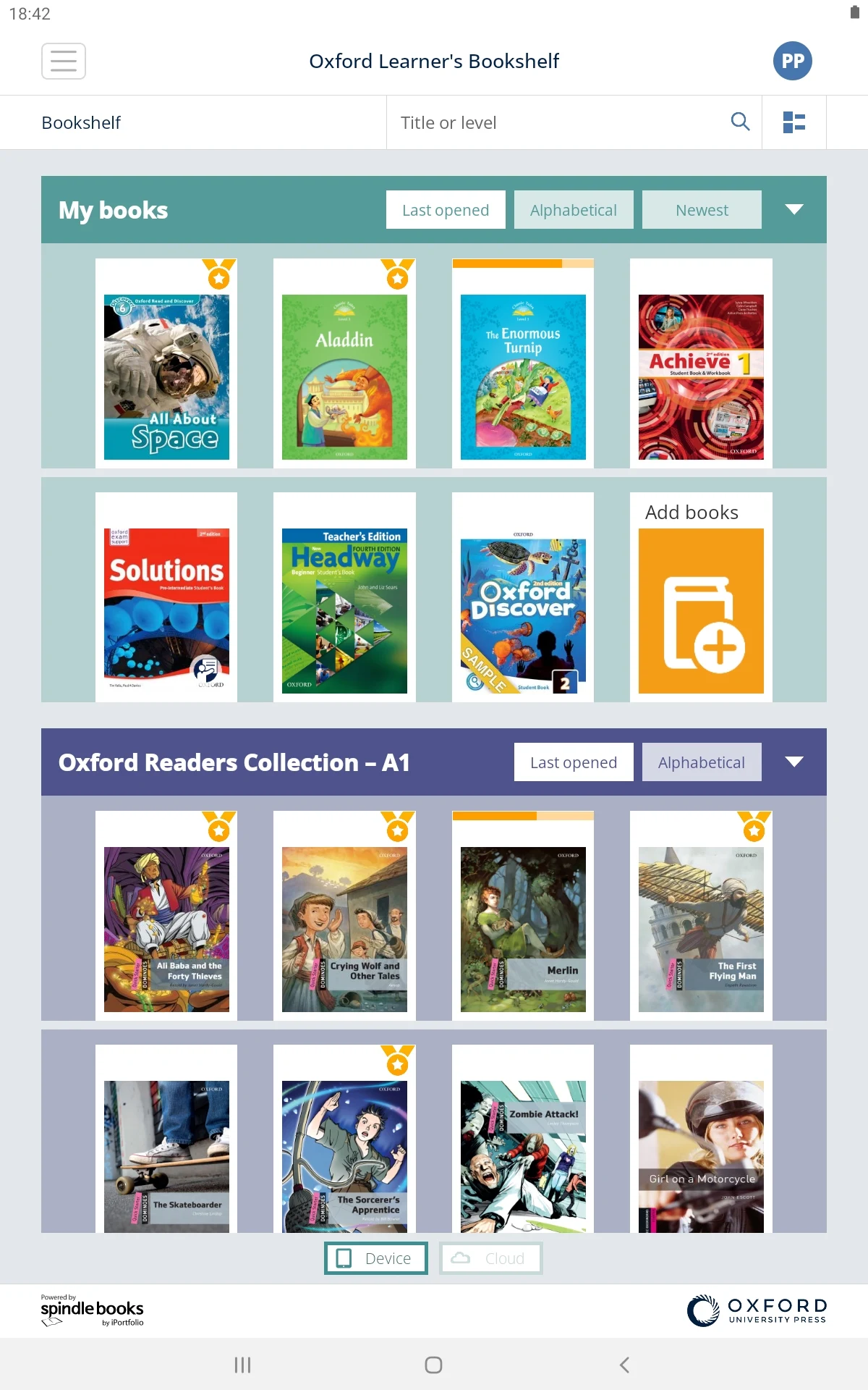 Oxford Learner's Bookshelf Screenshot1