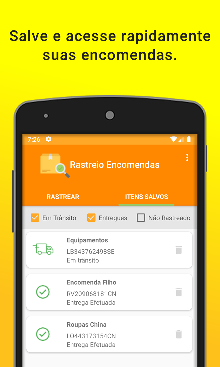 Rastreio Encomendas Screenshot3