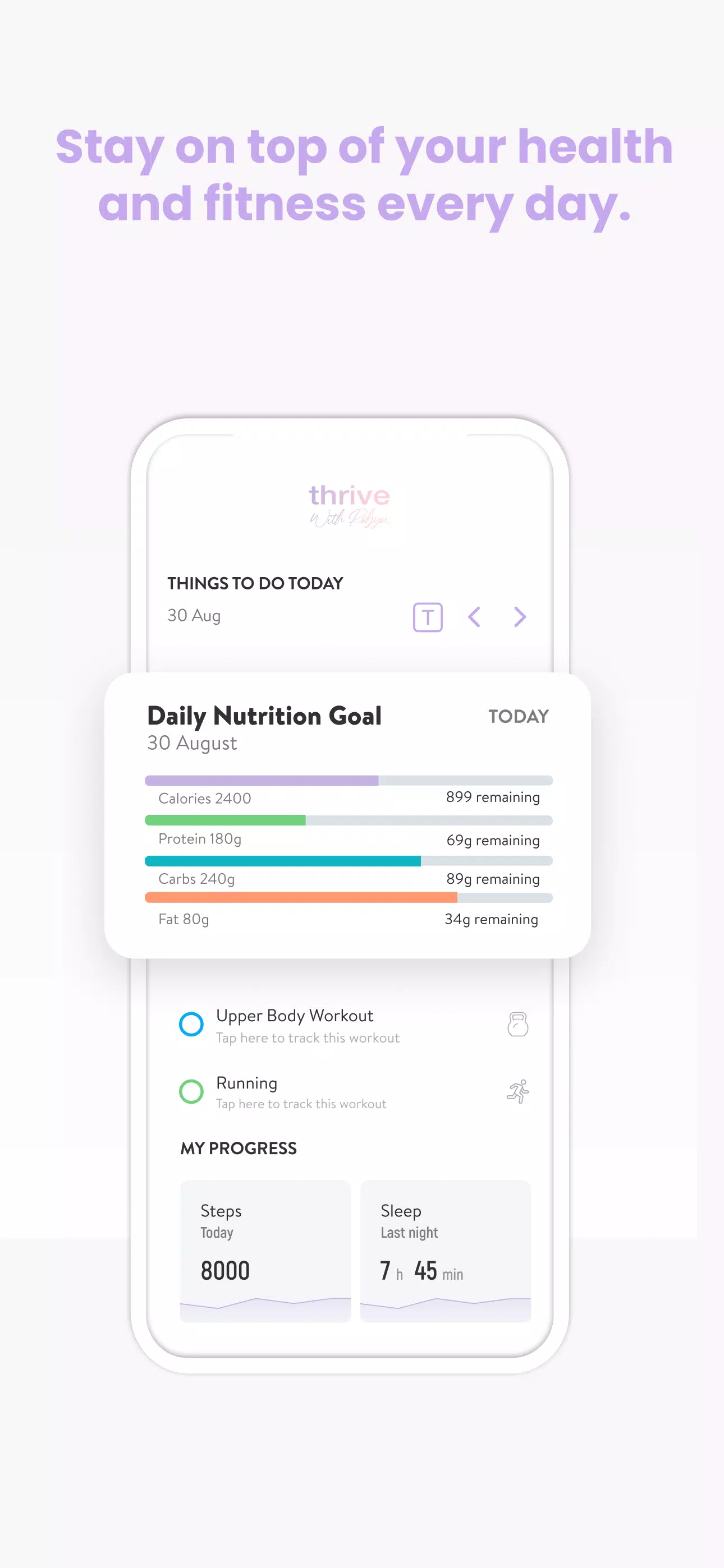 Thrive with Robyn Screenshot8