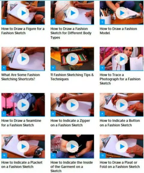Fashion Design Sketches Guide Screenshot1