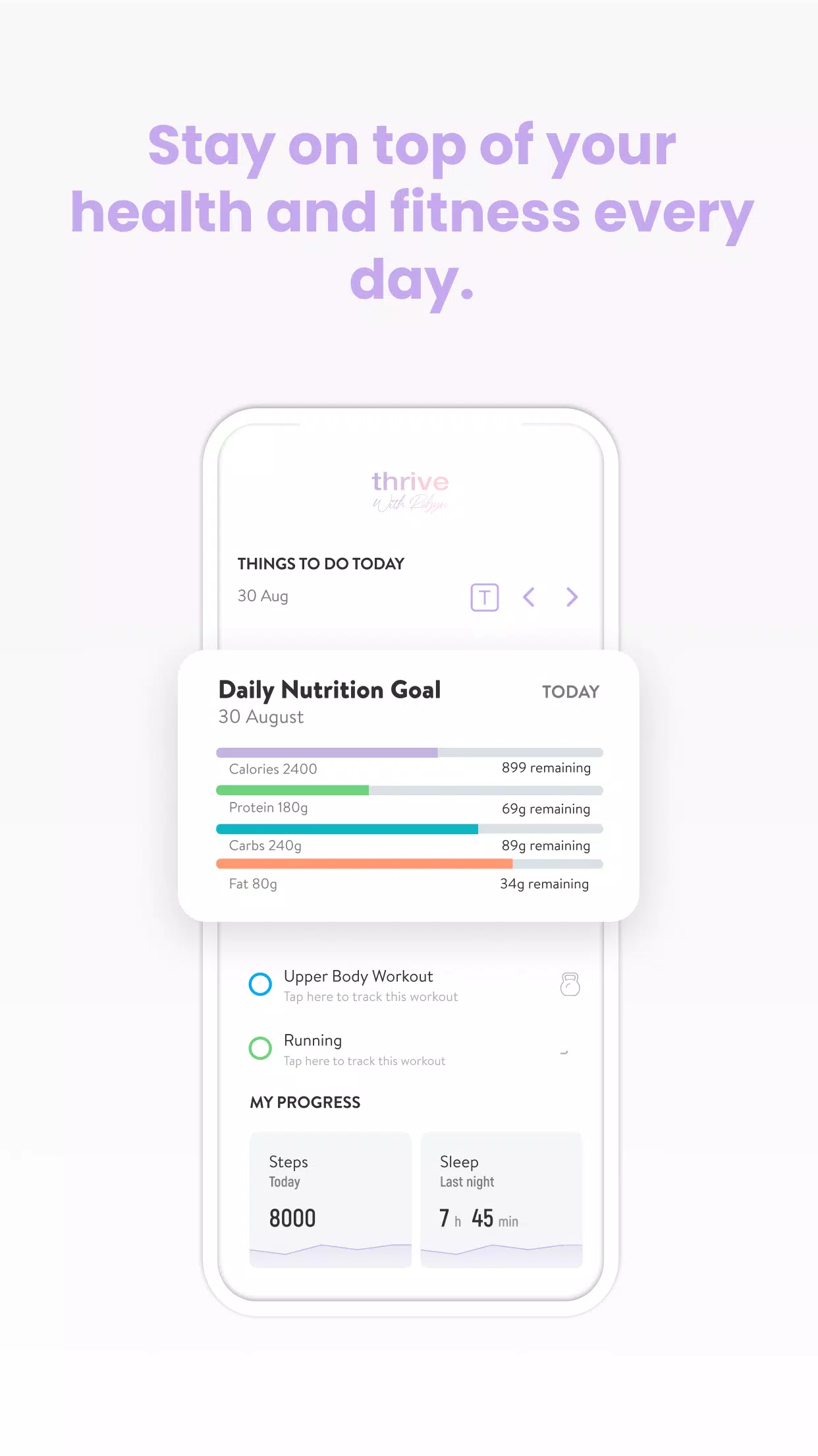 Thrive with Robyn Screenshot2